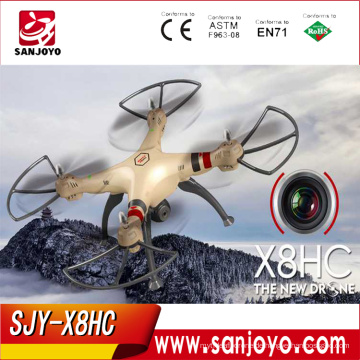 HEISS NEU! X8HC 4-CH Syma 2,4 GHz 6 achsen gyro RC Quadcopter Drone mit 2,0MP Kamera Automatische Luftdruck PK X8 SJY-X8HC